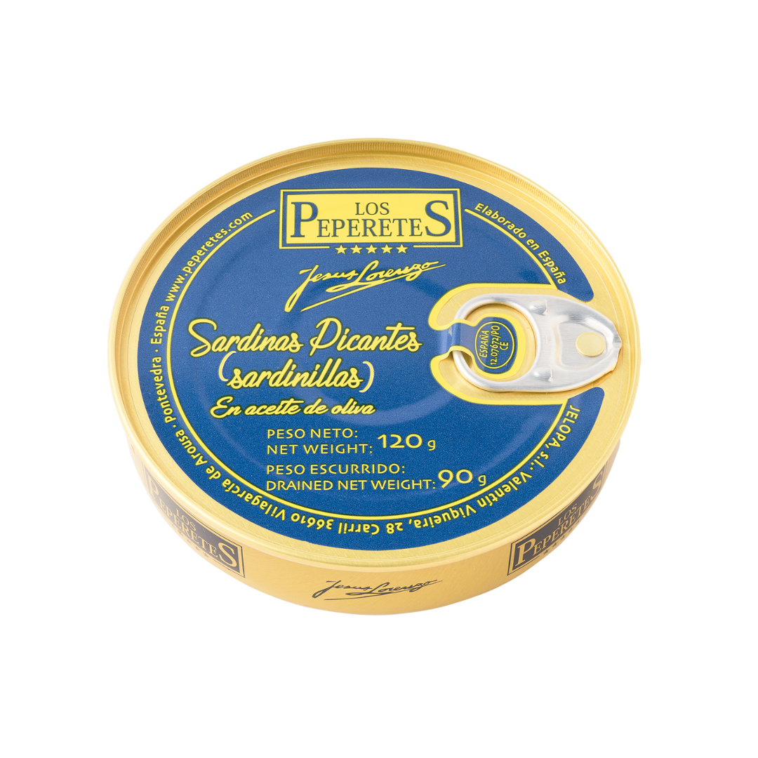 Los Peperetes. Sardinillas picantes en aceite