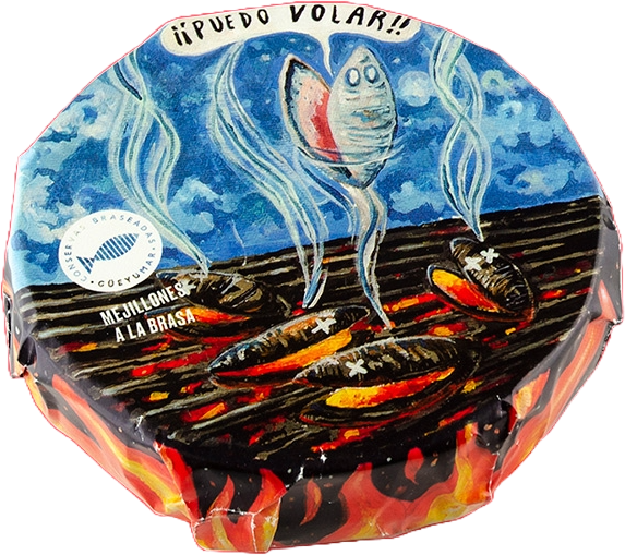 Gueyumar. Mejillones a la brasa