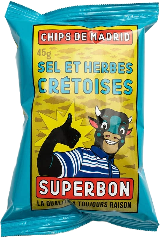 Chips Madrid Crujientes de hierbas cretenses 40 g