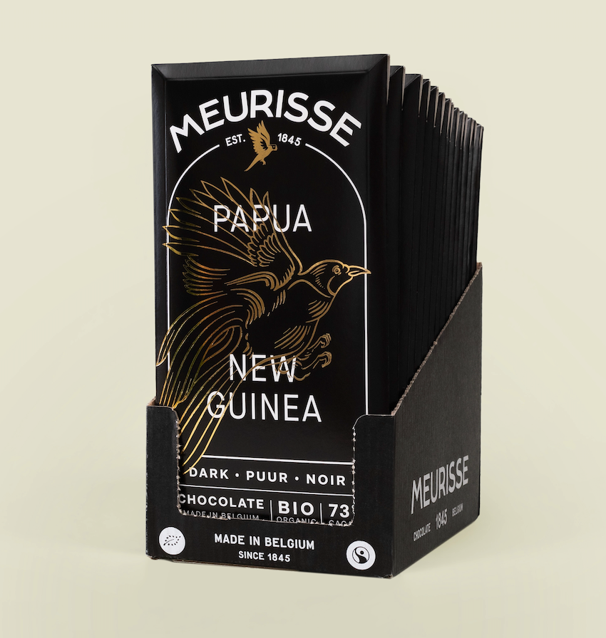 Meurisse. Chocolate negro orgánico de Papúa Nueva Guinea