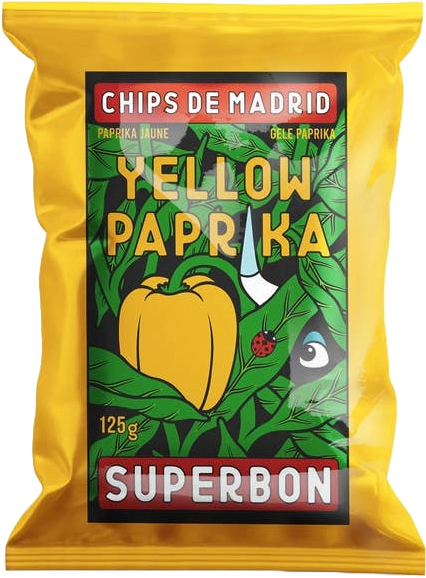 Chips Madrid. Pimentón amarillo 125gr