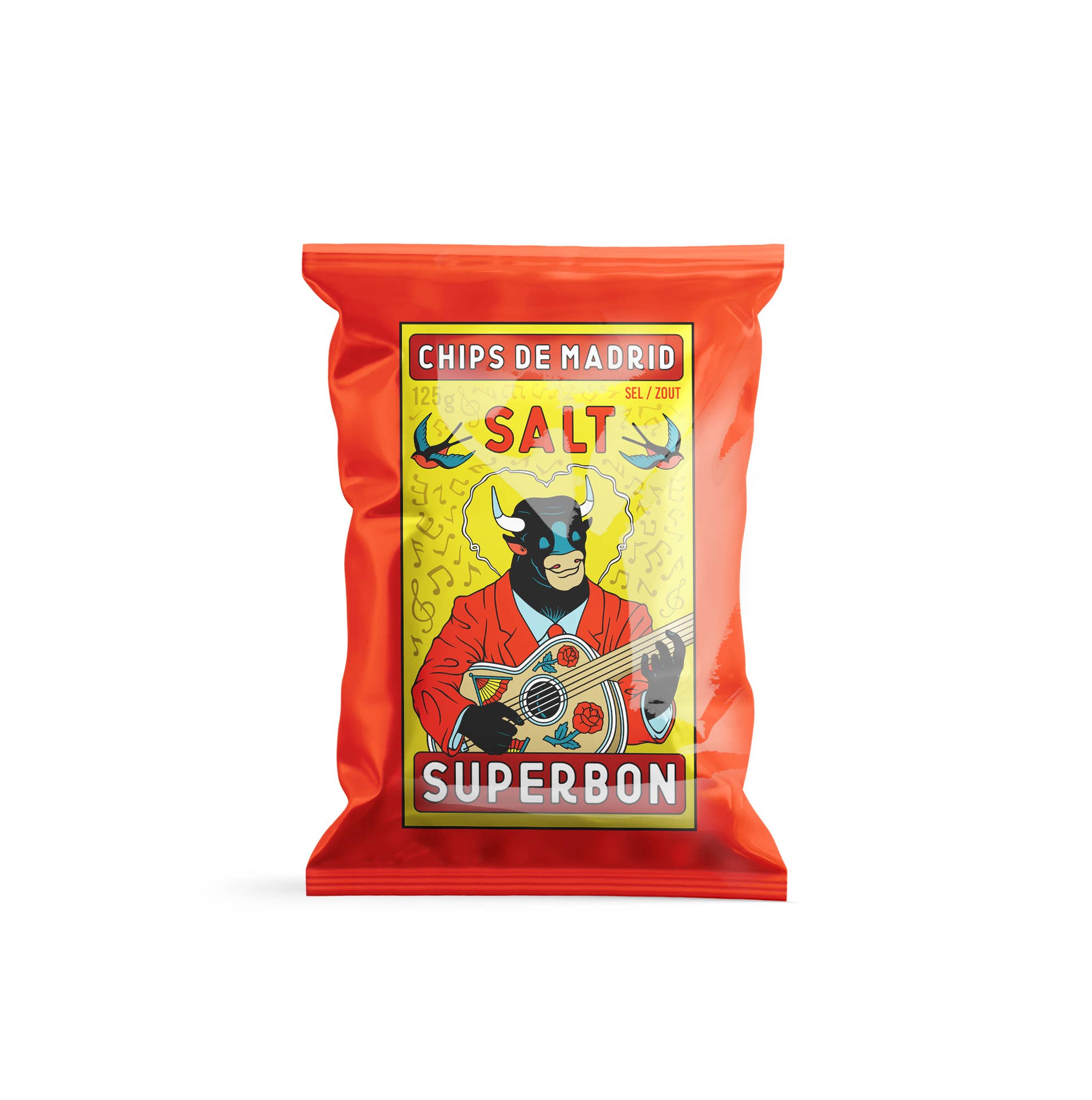Chips Madrid. Patatas Fritas con Sal 125g
