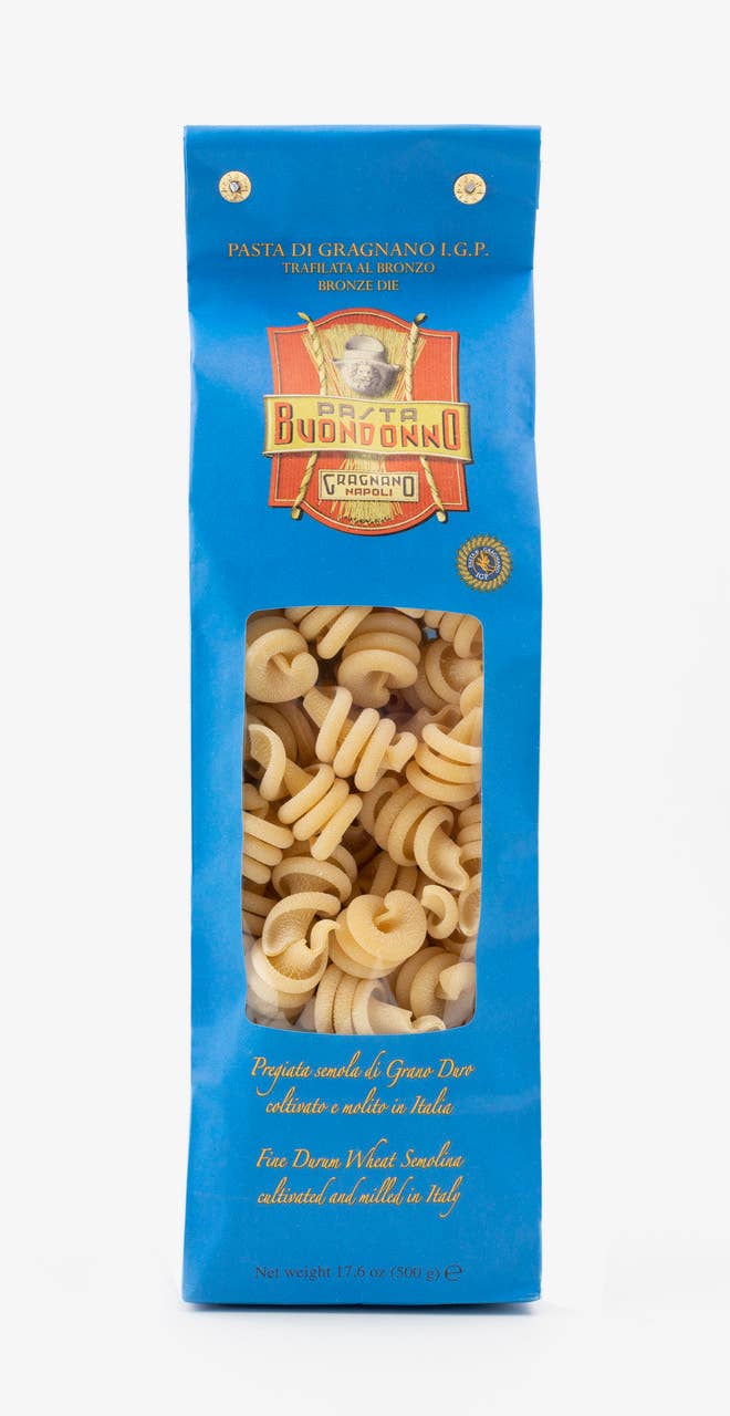 Vesuviotti, pasta de sémola de trigo duro de Gragnano IGP