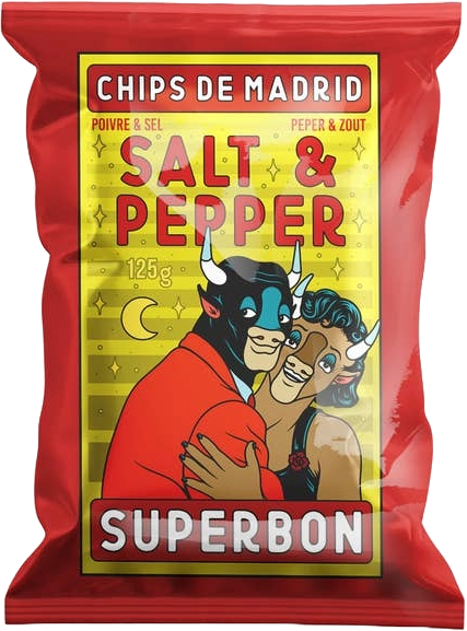 Chips Madrid. pimienta 125gr